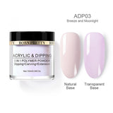 BORN PRETTY Dipping Nail Powders Gradient French Nail Natural Color