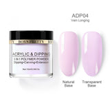 BORN PRETTY Dipping Nail Powders Gradient French Nail Natural Color