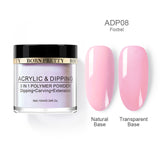 BORN PRETTY Dipping Nail Powders Gradient French Nail Natural Color