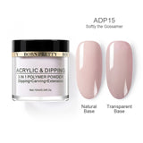 BORN PRETTY Dipping Nail Powders Gradient French Nail Natural Color