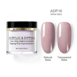 BORN PRETTY Dipping Nail Powders Gradient French Nail Natural Color