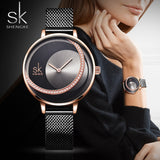 Women Quartz Watch Creative Thin Ladies Wrist Watch