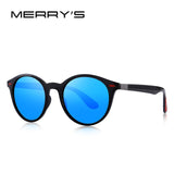 Men Women Classic Retro Rivet Polarized Sunglasses Legs Lighter Design