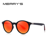 Men Women Classic Retro Rivet Polarized Sunglasses Legs Lighter Design