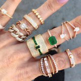 Luxury Statement Stackable Ring For Women