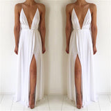 Bigsweety Sexy Maxi Dress Women Long Dress Summer Bandage Slit Dress