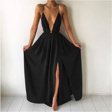 Bigsweety Sexy Maxi Dress Women Long Dress Summer Bandage Slit Dress