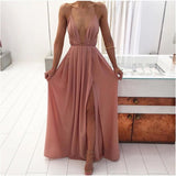 Bigsweety Sexy Maxi Dress Women Long Dress Summer Bandage Slit Dress