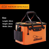 FISH Portable EVA Fishing Bag Collapsible Fishing Bucket Live Fish Box