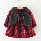 Sodawn Baby Girls Dress Autumn and Winter Girls