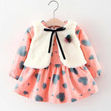 Sodawn Baby Girls Dress Autumn and Winter Girls