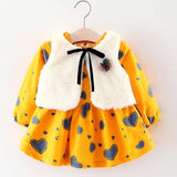 Sodawn Baby Girls Dress Autumn and Winter Girls