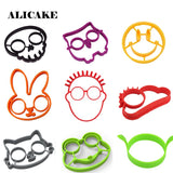 Egg Pancake Rings Funny Breakfast Skull Rabbit Owl Cat Shape Egg Mold