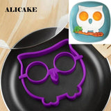 Egg Pancake Rings Funny Breakfast Skull Rabbit Owl Cat Shape Egg Mold