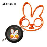 Egg Pancake Rings Funny Breakfast Skull Rabbit Owl Cat Shape Egg Mold