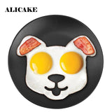 Egg Pancake Rings Funny Breakfast Skull Rabbit Owl Cat Shape Egg Mold