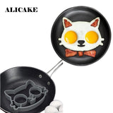Egg Pancake Rings Funny Breakfast Skull Rabbit Owl Cat Shape Egg Mold
