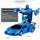RC Car Transformation Robots Sports Model Car Kids Toys  Gifts For Boys