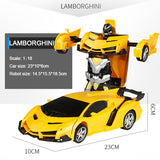 RC Car Transformation Robots Sports Model Car Kids Toys  Gifts For Boys