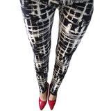 New Print Flower Leggings Plus Size Fashion Women  Aptitud Trousers