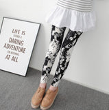 New Print Flower Leggings Plus Size Fashion Women  Aptitud Trousers