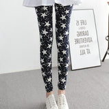 New Print Flower Leggings Plus Size Fashion Women  Aptitud Trousers