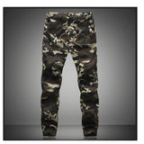 Mens Pencil Harem Pants Camouflage Military Pants Loose Cargo Trousers