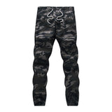 Mens Pencil Harem Pants Camouflage Military Pants Loose Cargo Trousers