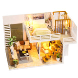 CUTEBEE DIY Doll House Wooden Doll Houses Miniature Dollhouse
