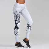 New Fitness leggings Women Mesh Breathable High Up Elastic Slim Pants