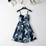 Marwin Off shoulder ruffle Dot summer Dress women white strap chiffon