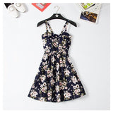 Marwin Off shoulder ruffle Dot summer Dress women white strap chiffon