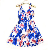 Marwin Off shoulder ruffle Dot summer Dress women white strap chiffon