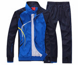 Men's Autumn Sportswear 2 Piece Set Suit Jacket+Pant Sweatsuit