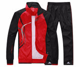 Men's Autumn Sportswear 2 Piece Set Suit Jacket+Pant Sweatsuit