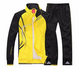 Men's Autumn Sportswear 2 Piece Set Suit Jacket+Pant Sweatsuit