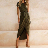 Plus Size Party Dresses Women Summer Long Maxi Female Beach Dresses