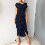 Plus Size Party Dresses Women Summer Long Maxi Female Beach Dresses