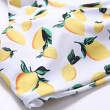 Women Swimwear Printed Tie Bowknot Bikinis Brazilian Monokini