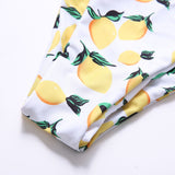 Women Swimwear Printed Tie Bowknot Bikinis Brazilian Monokini