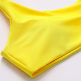 Women Swimwear Printed Tie Bowknot Bikinis Brazilian Monokini