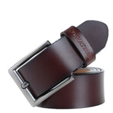 Men's cow genuine leather luxury strap male belts