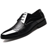 Luxury Business Oxford Leather Breathable Rubber Formal Shoes