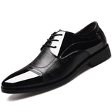 Luxury Business Oxford Leather Breathable Rubber Formal Shoes
