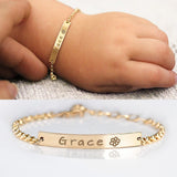 Baby Stainless Steel Adjustable Baby Child Bracelet
