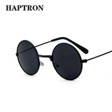 HAPTRON Retro Black Blue Round Kids goggles oculos UV400 Small face