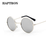 HAPTRON Retro Black Blue Round Kids goggles oculos UV400 Small face