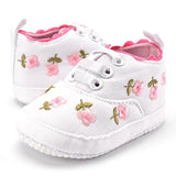 Baby Girl Shoes White Lace Prewalker Walking Toddler Kids Shoes