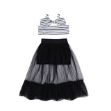 2020 Baby Girls Tulle Summer Sleeveless Crop Tops Skirt Tutu dresses