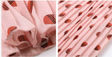 Summer Girl Chiffon Pleated Dress Kids Ruffles Polka Dot Dresses